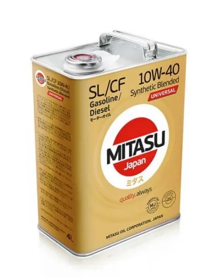 Масло 10w40 4л Mitasu MJ-125 SL/CF