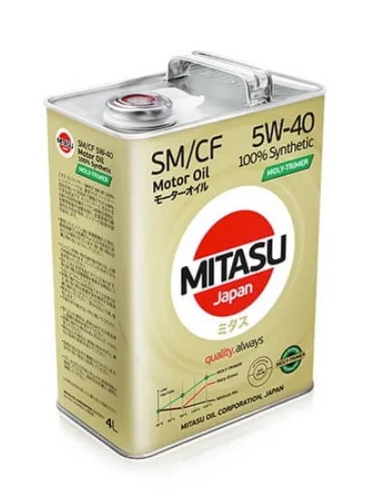 Масло 5w40 4л Mitasu MJ-M12 Moly Trimer SM